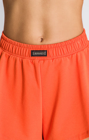 Orange Palms Shorts