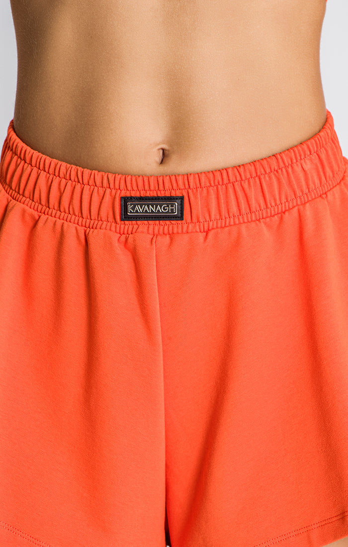 Orange Palms Shorts