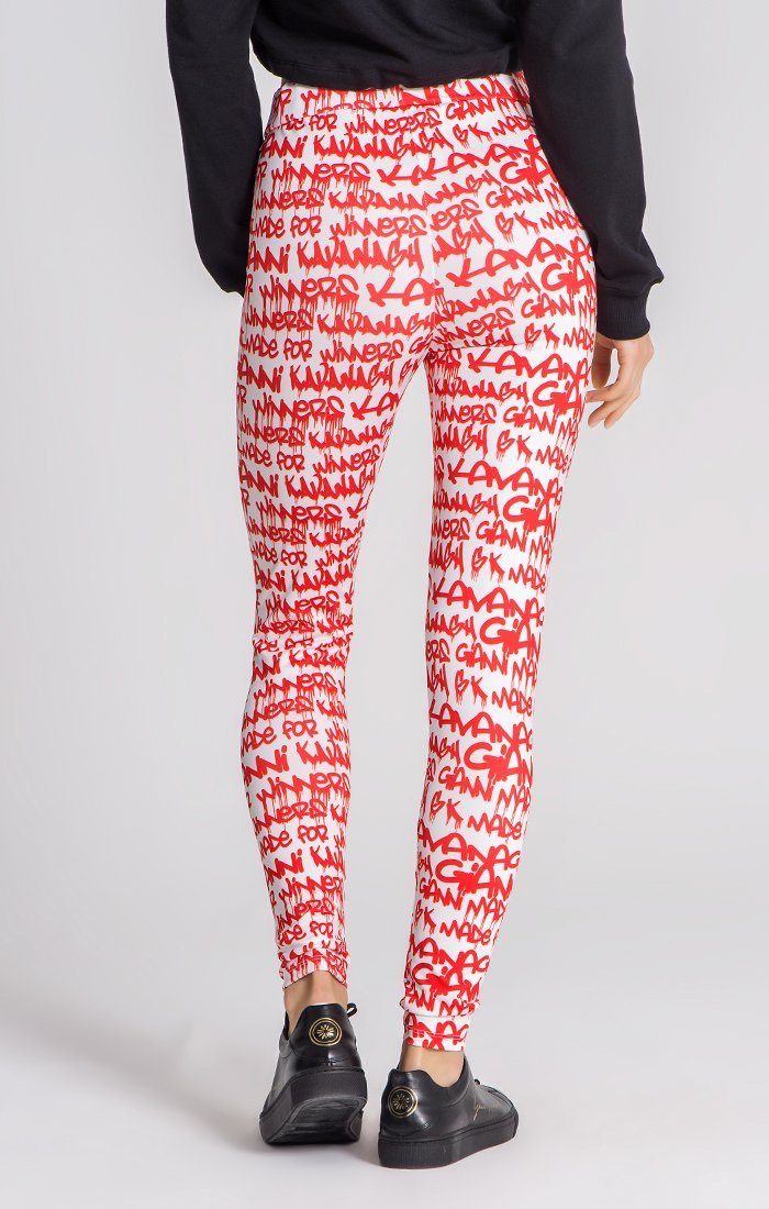 Red Winners Pain Leggings