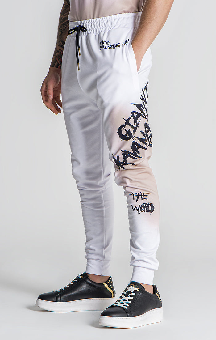 White Camden Joggers