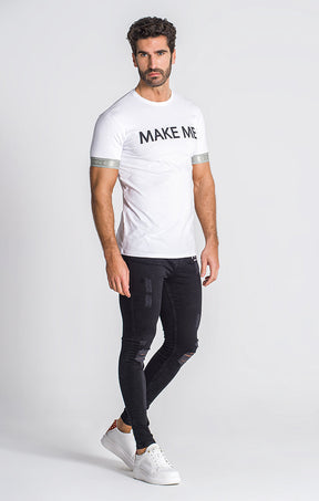 White Wet Elastic Tee