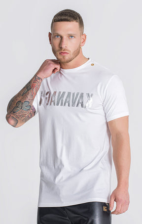 White Reverse Mirror Tee