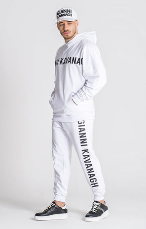 White Jenga Oversized Hoodie